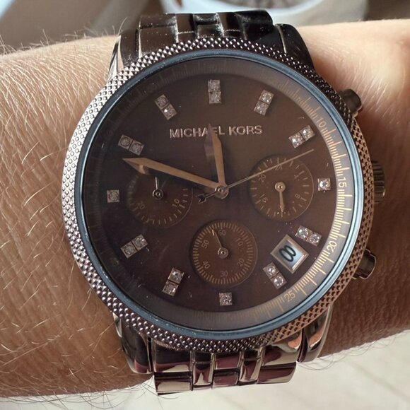 Women's Michael Kors Ritz Watch - Picture 4 of 6